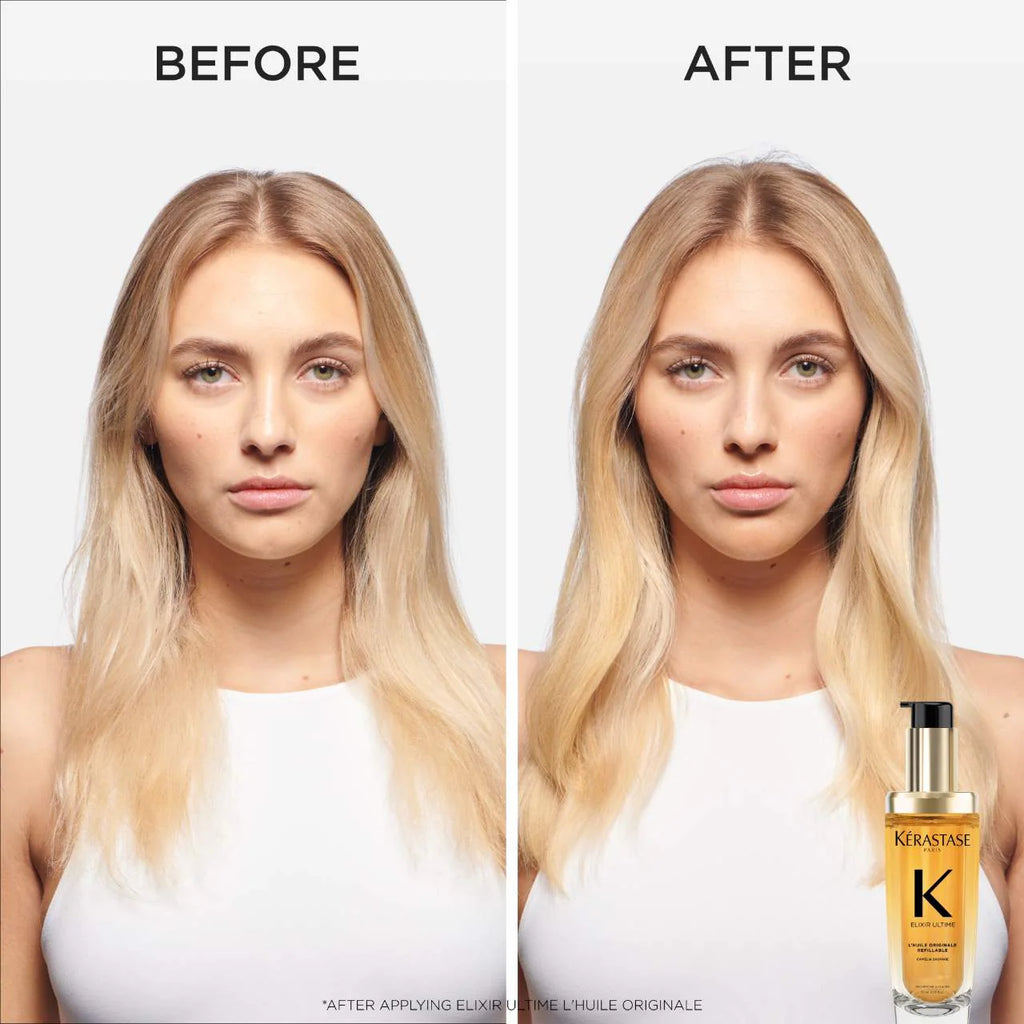Elixir Ultime Refillable Hydrating Hair Oil for Shine