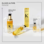 Elixir Ultime Refillable Hydrating Hair Oil for Shine